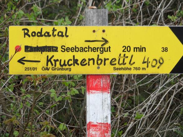 Oft gibt es leider noch verwirrende Wegweiser.