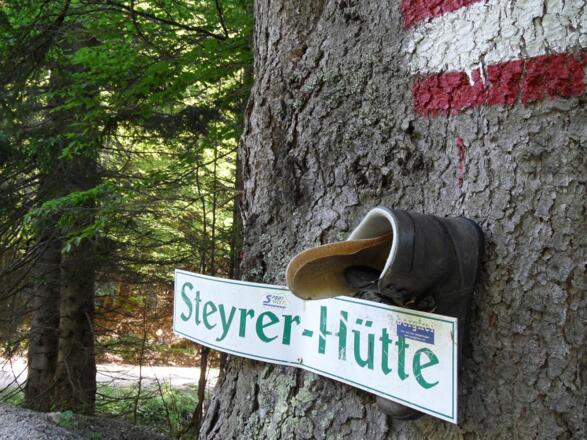 Nicht mehr weit bis zur Steyrerhütte