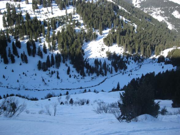 Steil aufwärts