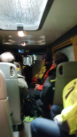 2018, im Bus
