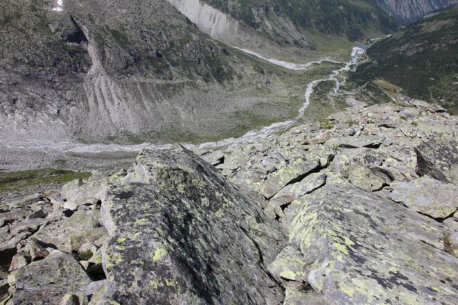 Blick zurück zur Berliner Hütte