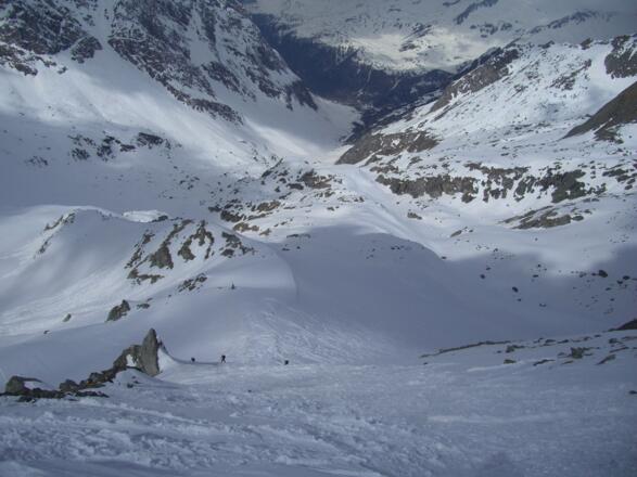 Der obere Teil der Tour