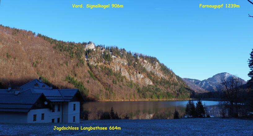 Jagdschloss am Vord. Langbathsee