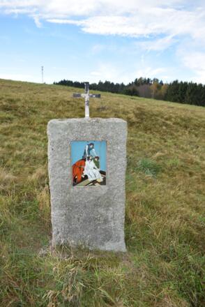 Bildstock am Weg auf den Kreuzberg