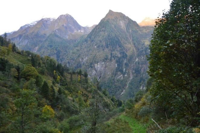 Man muss schon die Augen offen halten, um den schmalen, kaum begangenen Steigen folgen zu können
