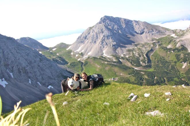 Blick zurück Richtung Pfeis