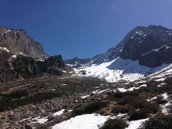 Blick von der Mischbachalm Richtung Mischbachgrube