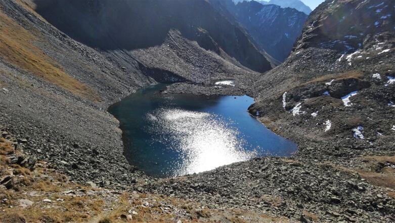 Der Moalandlsee auf 2530 m.