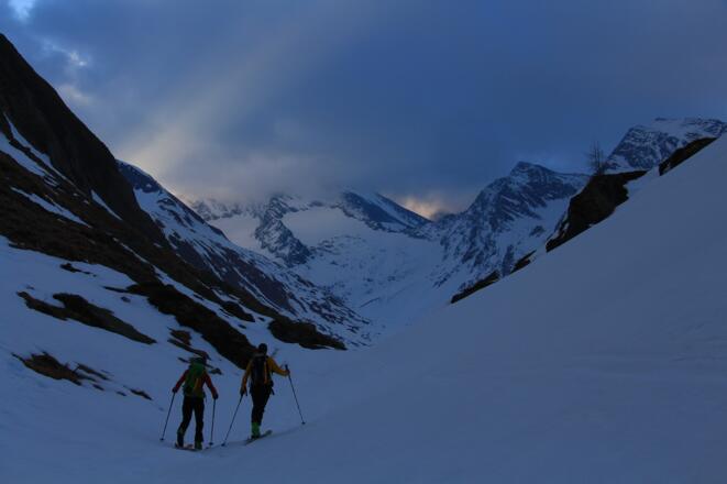 Der flache Talboden des Röttales