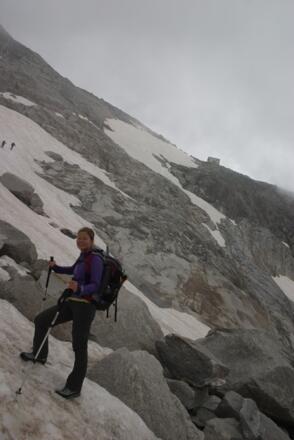 Kurz unterhalb der Hütte