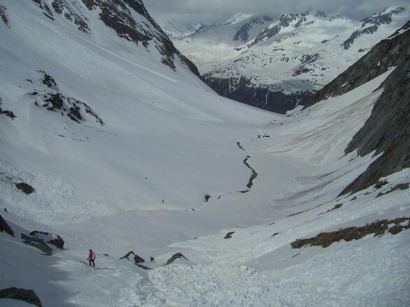 Hier das Windtal von oben gesehen