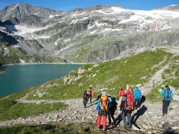 Blick von der Hütte