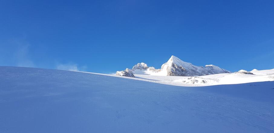 sanftes ideales Skigelände