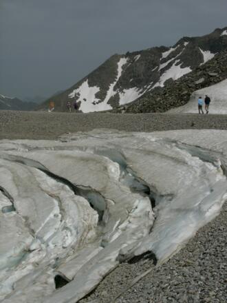 Der Eissee wird seinem Namen gerecht