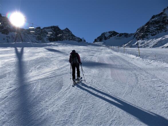 zwischen den Pisten zum Eisjoch