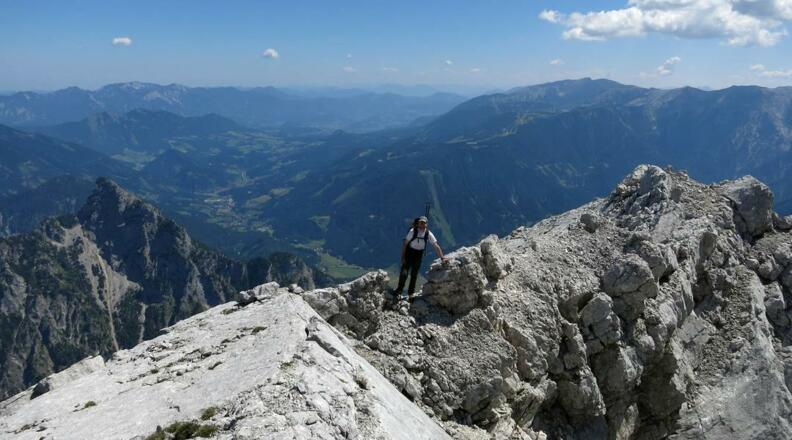 Blick vom "Dach" ins Stodertal