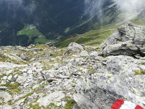 Tiefblick in das Voldertal