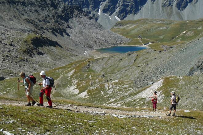 Beim Aufstieg zur Gösleswand