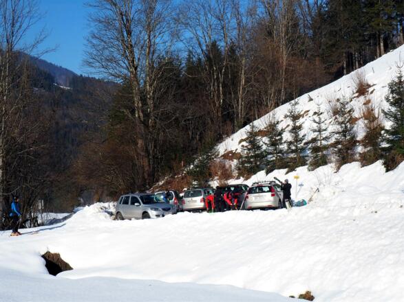 Wanderparkplatz ~550m