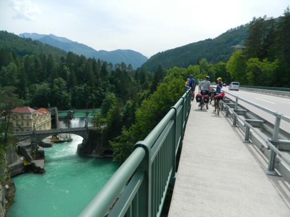 Straßenbrücke beim Kraftwerk Steyrdurchbruch