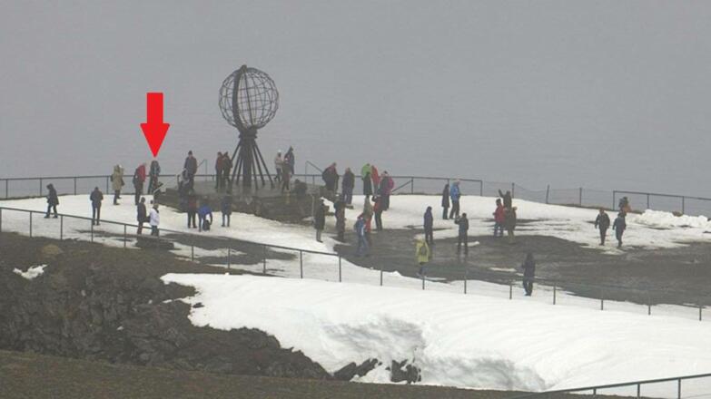 Thair Abud am Nordkapp 71º 10' 21"