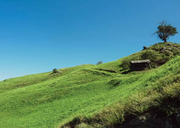 Übersachsen: Huanzahütte am Lauterwieseck