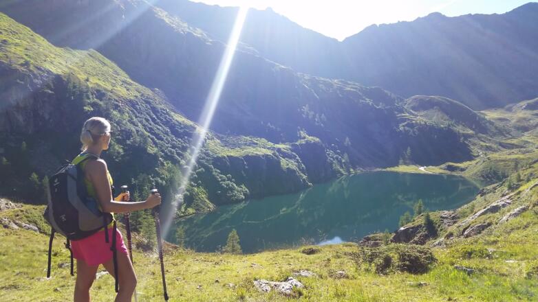 Blick auf den 2 Landschitzsee