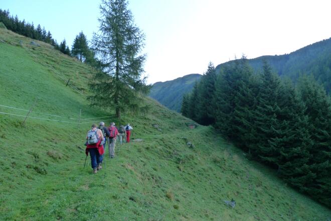 Beginn der Tour nahe dem Gasthof Trojen