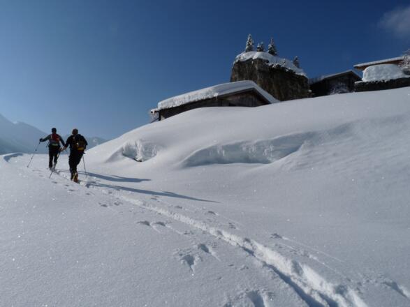 Bei der Wazalm (1580 m).