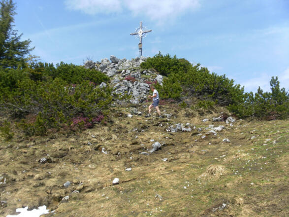 felsiger Gipfel des Peitingköpfls