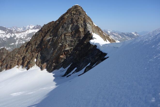 Blick zum Nordgrat des mittleren Seelenkogels