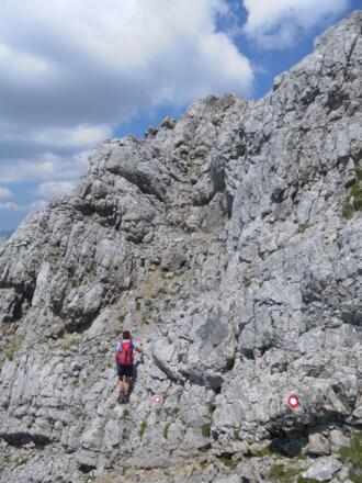 gut strukturierter Fels