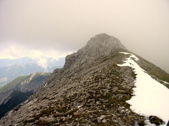 Elmscharte 2203m, Grat zum Pyhrner Kampl