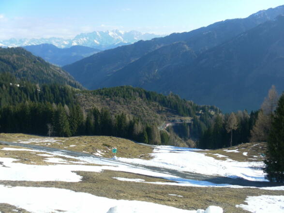 Blick von der Heimalm ins Einödtal