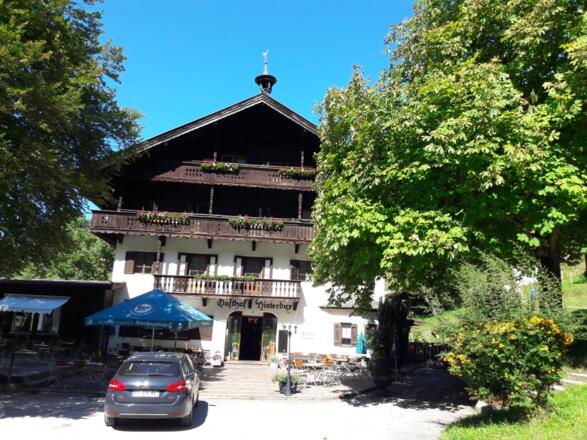 ... und am Gasthaus Hinterdux ...