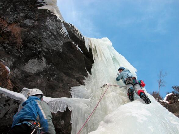 Senkrechte Abschlusssäule