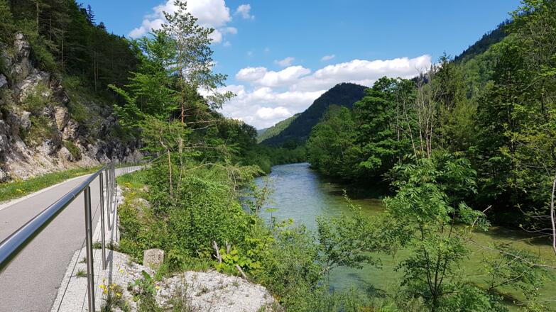 ein Stück am Ybbstalradweg bis St. Georgen/Reith