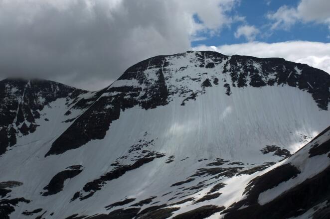 Blick auf die Fuscherkarkopf-Nordwand