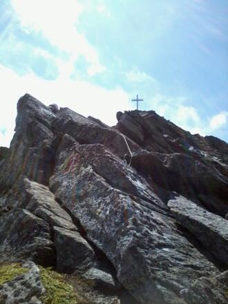 Alteck Gipfel in Sicht