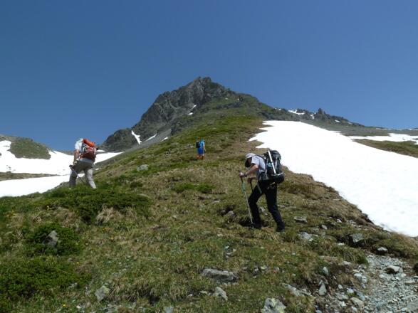 Aufstieg Richtung Vermuntpass im Val Tuoi (umgekehrte Richtung)