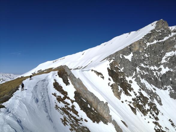 ... über die Felskarspitze zum Weißeck ...