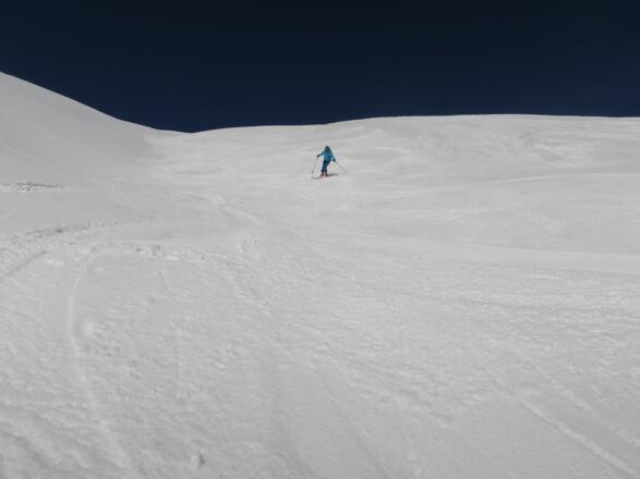 "Leintuch" nennen die Innsbrucker diese Flanke, die ...