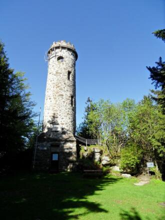 Die Kaiser Franz Josefs Warte bietet einen herrlichen Panoramablick auf das Umland.