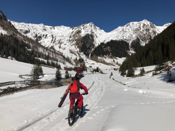 Zur Skitour mit E-Bike