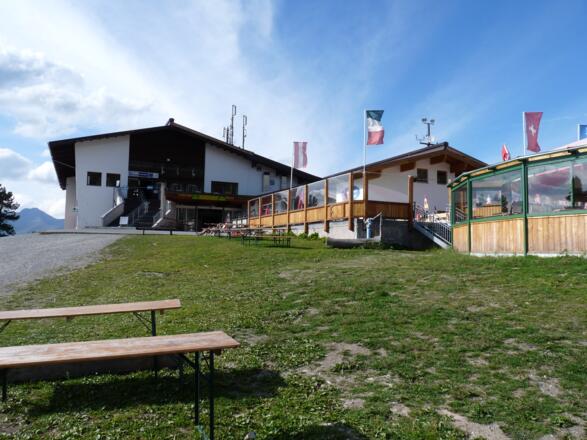 Der höchste Punkt der Tour ist die Bergstation Bergkastl auf 2173 m.
