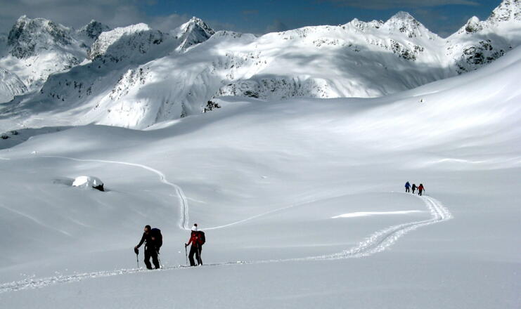 Elegant zieht sich die Spur rauf!