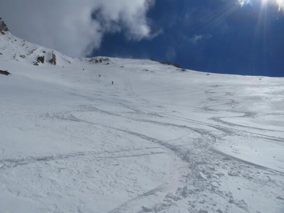 Abfahrt bei hoffendlich guten Schneeverhältnissen