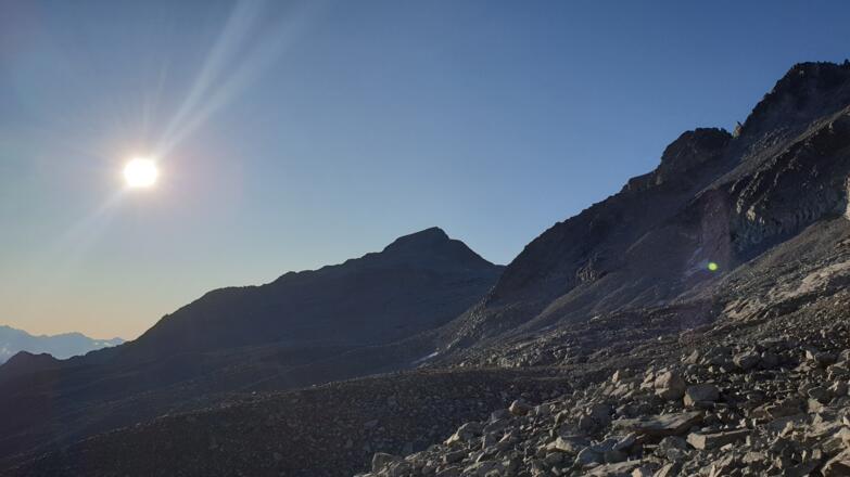 Der steinige Weg zum Almerhorn