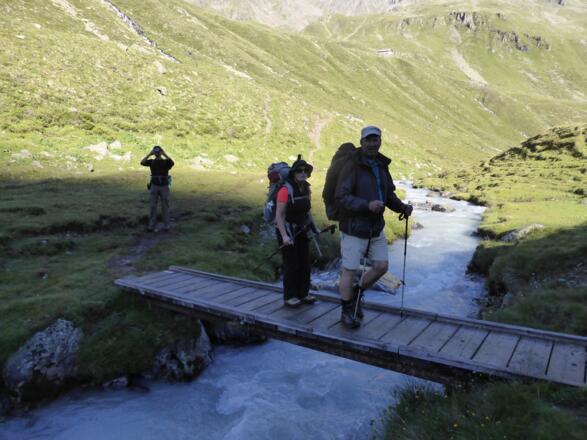 Der reißende Gletschbach im Gleirschtal
