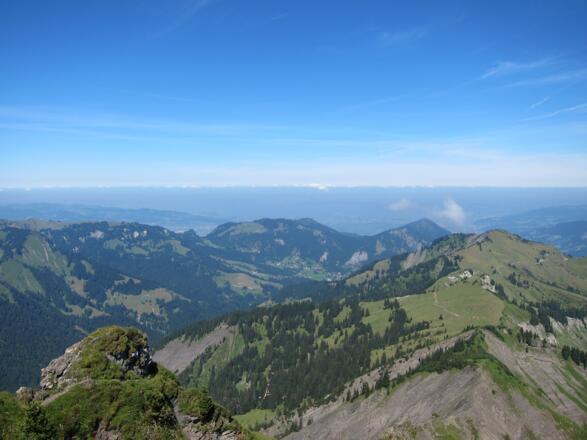 Aussicht Hoher Freschen (21. August 2013)